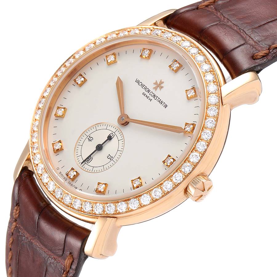 Vacheron Constantin Malte Grande Rose Gold Diamond Watch 81500