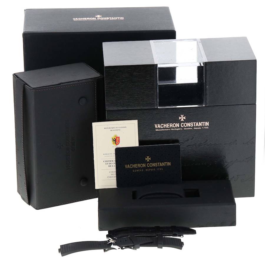 Vacheron Constantin Overseas Dual Time Steel Mens Watch 7900V