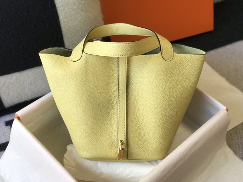 Replica Hermès Picotin Lock Yellow