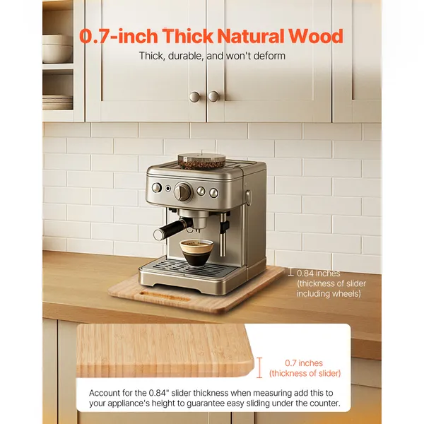 Appliance Slider Small 10.5 x 13-inch Rolling Sliding
