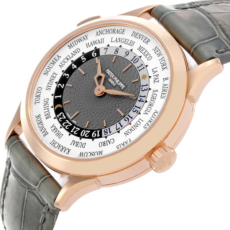 Patek Philippe World Time Complications Rose Gold Mens Watch 5230R