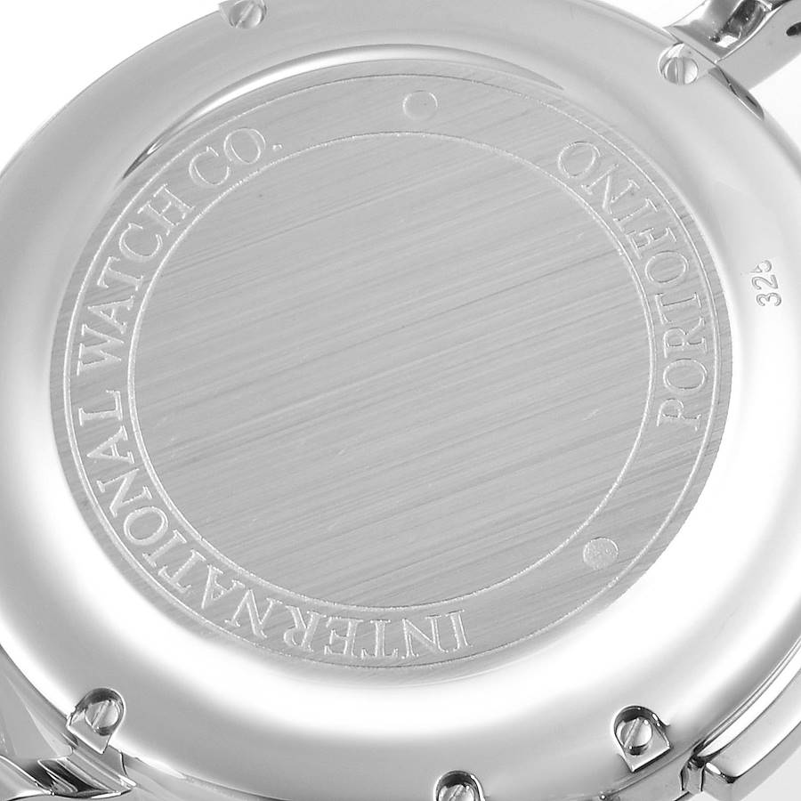 IWC Portofino Chronograph 41mm Silver Dial Steel Mens Watch IW378302
