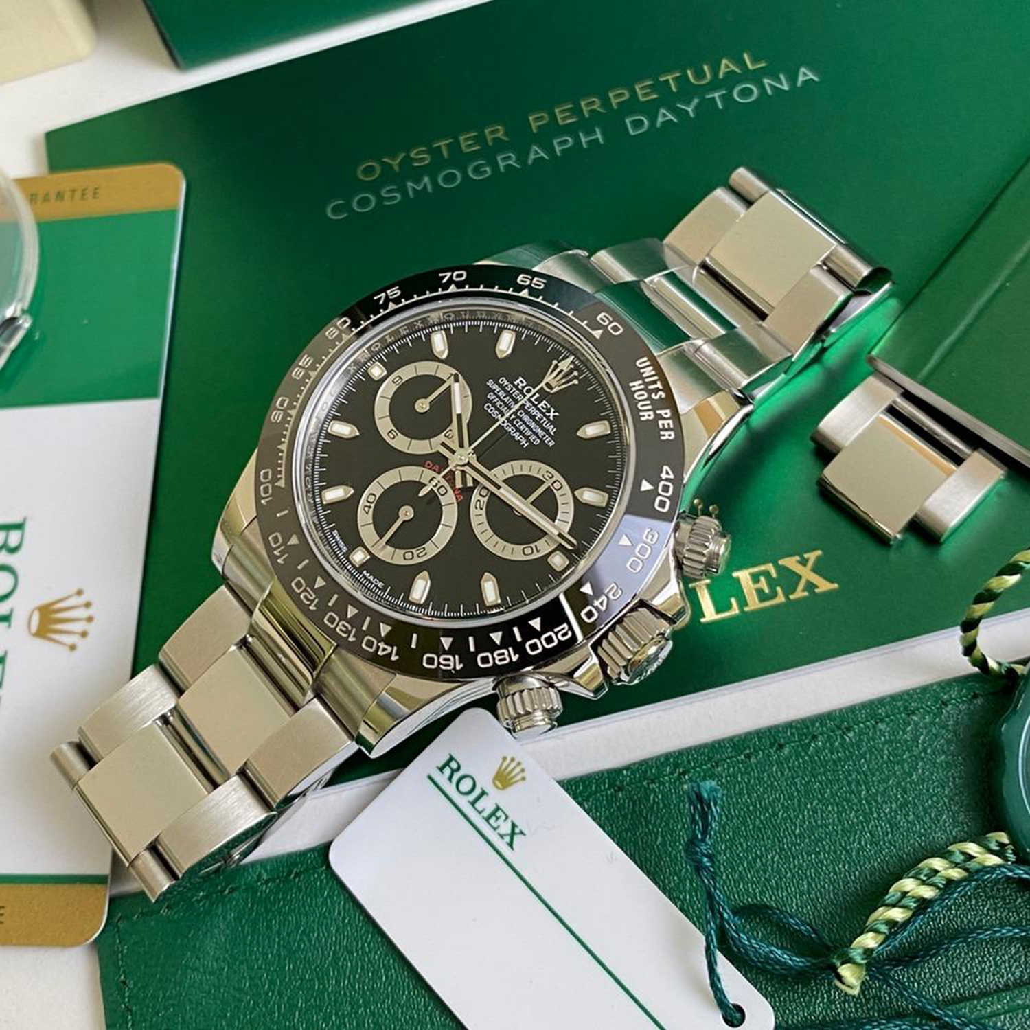 Rolex Cosmograph Daytona Black Dial Stainless Steel 116500ln-0002