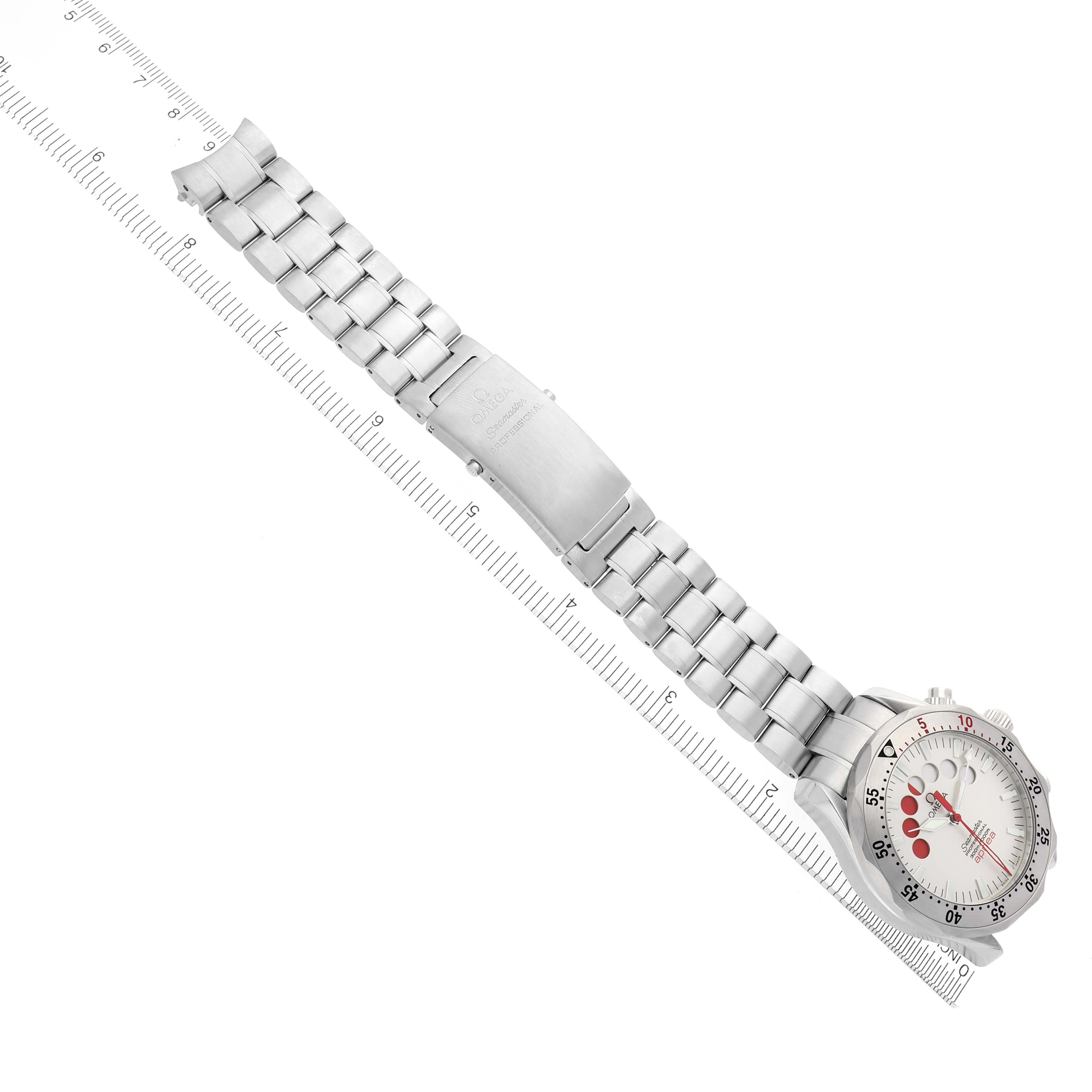Omega Seamaster Apnea Jacques Mayol Silver Dial Mens Watch 42.0 MM 2595.30.00