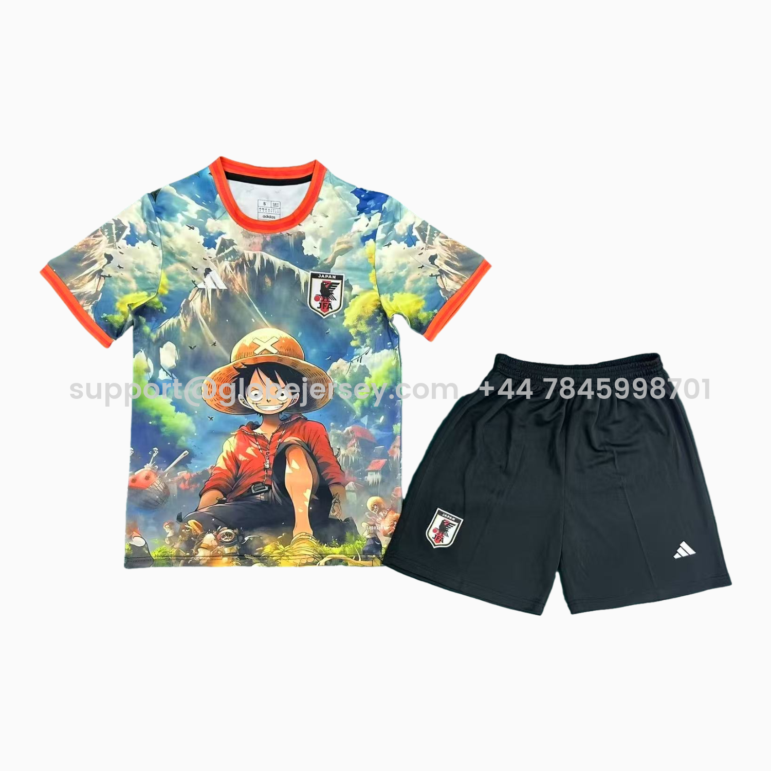 Japan 25-26 Luffy Childhood Special Men's Adult Jersey Set - Fans Version