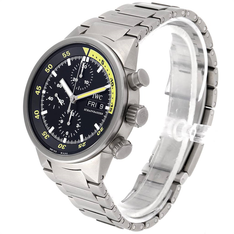 IWC Aquatimer GST Titanium Chronograph Day Date Mens Watch IW371903