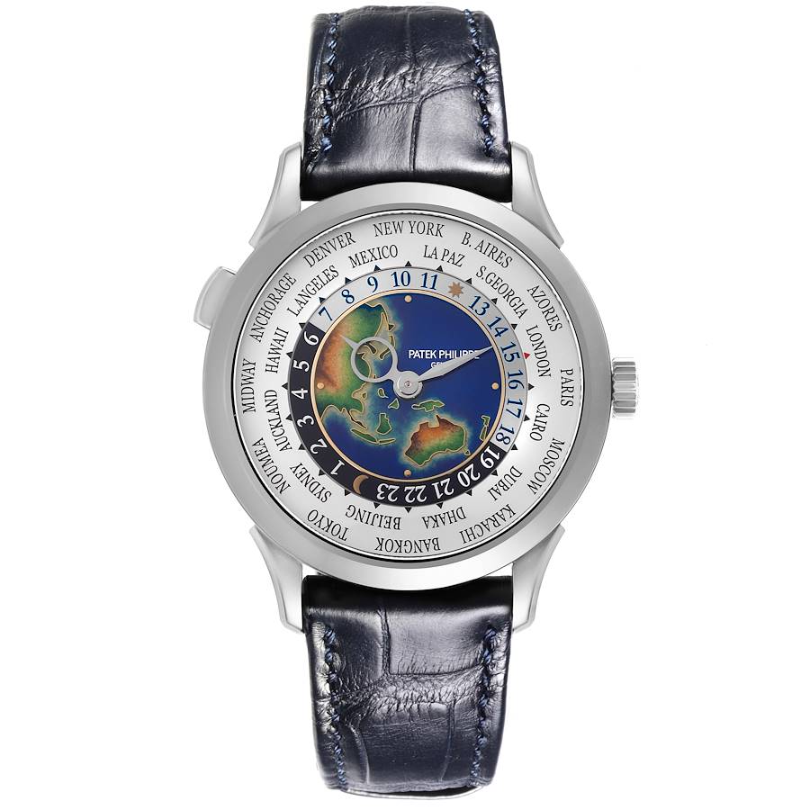 Patek Philippe World Time Complications White Gold Mens Watch 5231G