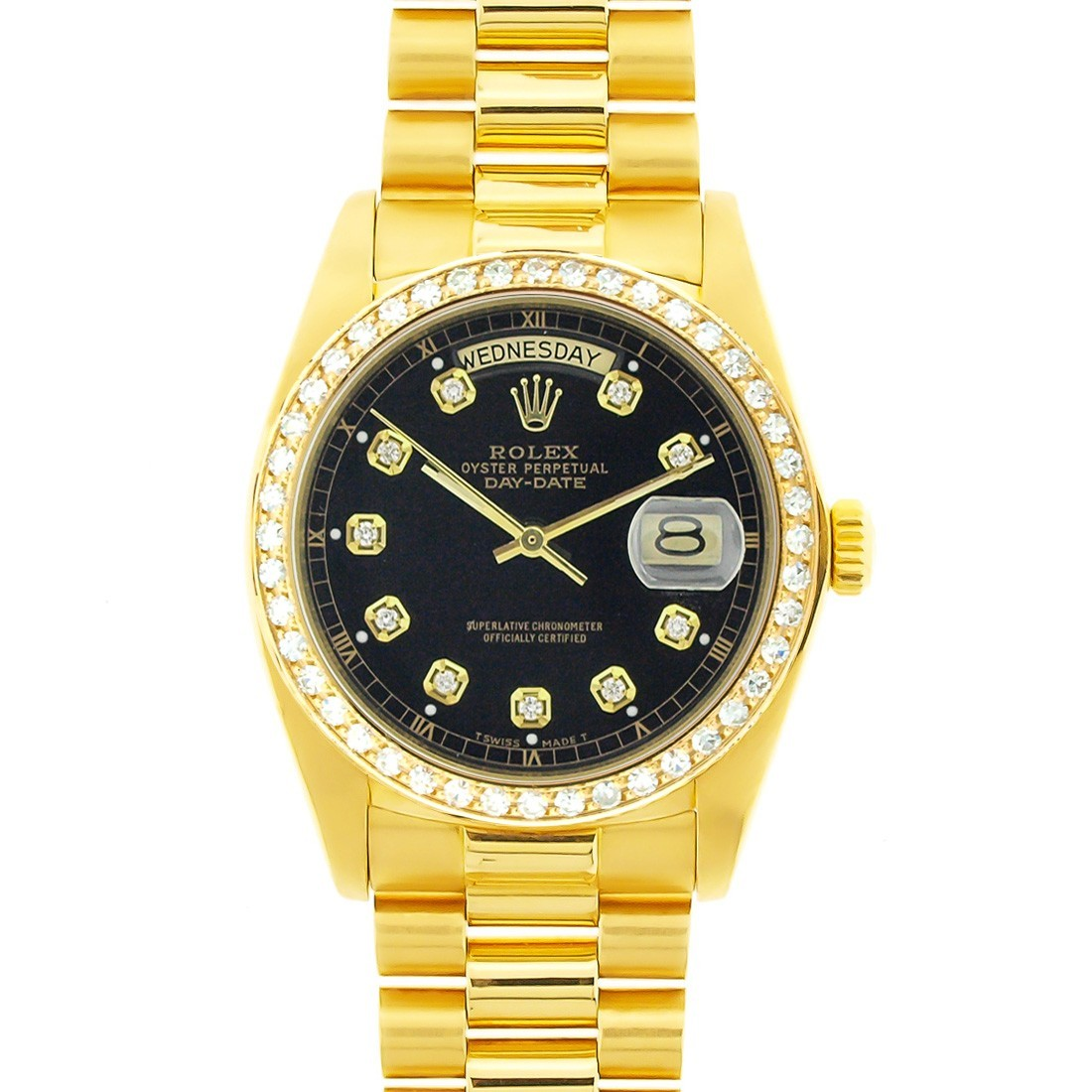 Rolex President Watches His & Hers 18K Custom Set Diamonds Models(HH10)