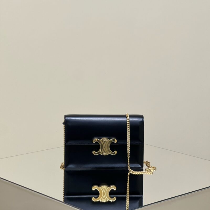Replica Celine Clutch Soir Black