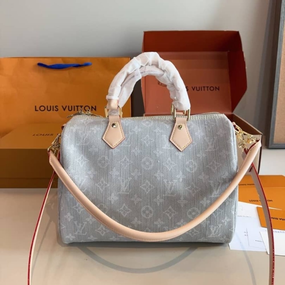 Louis Vuitton Speedy Soft 30 Washed Gray 30Cm M13344