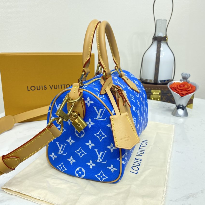 Replica Louis Vuitton Speedy P9 Bandouliere 25 Blue