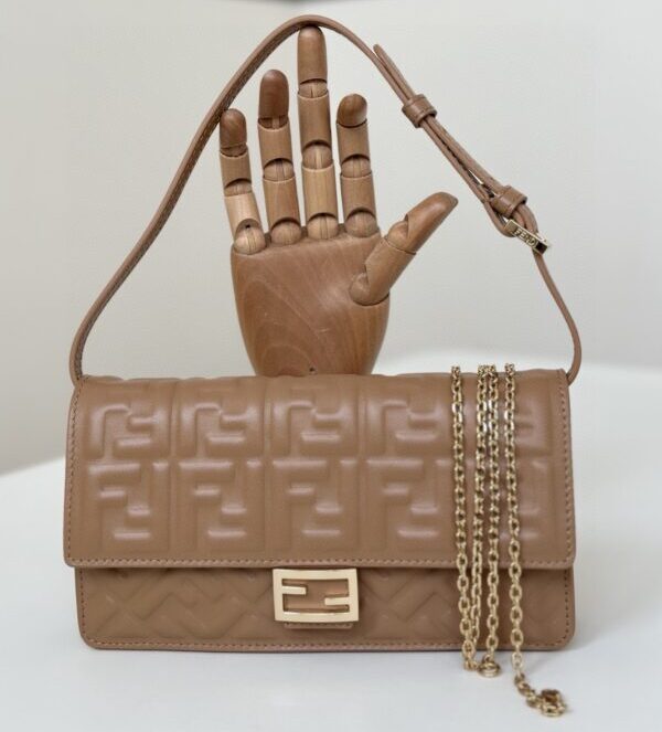 Replica Fendi Baguette Full Brown