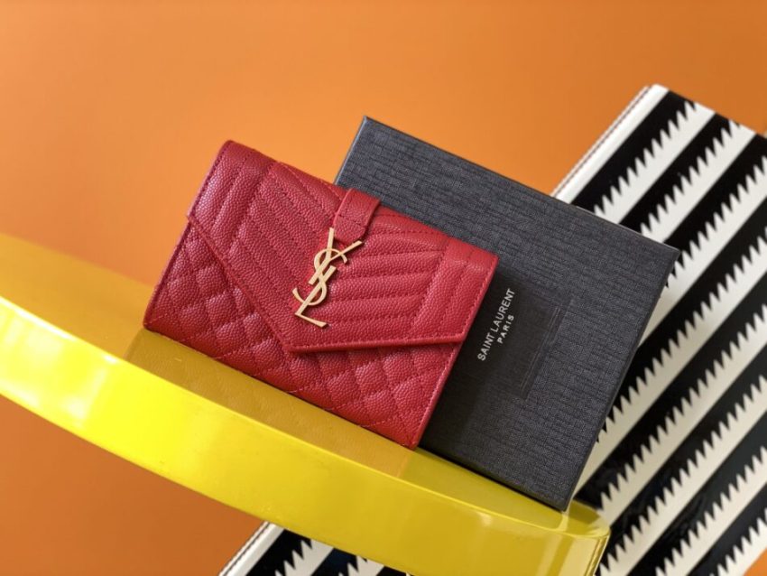 Yves Saint Laurent  Envelope Flap Wallet