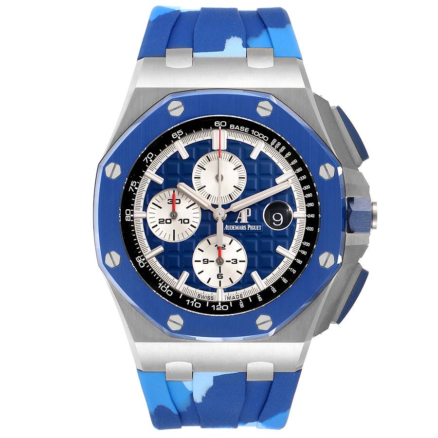 Audemars Piguet Royal Oak Offshore Chronograph Blue Dial Watch 26400