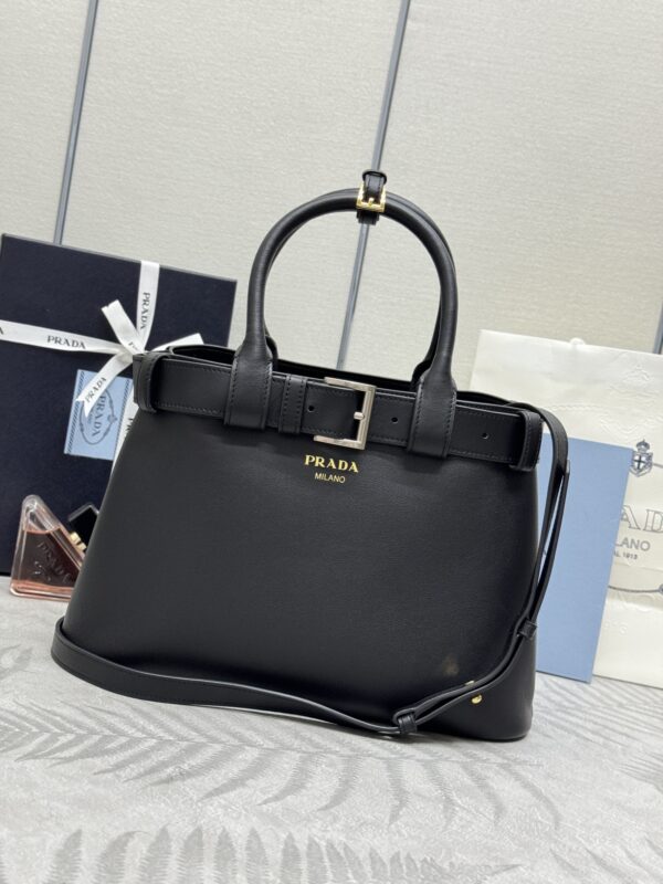 Replica Prada Black Buckle