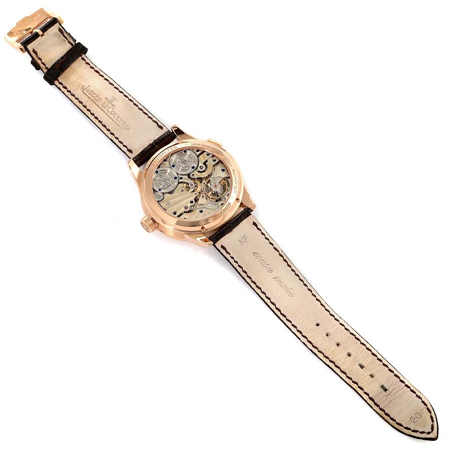 Jaeger LeCoultre Duometre Quantieme Lunaire Rose Gold Mens Watch Q6042421