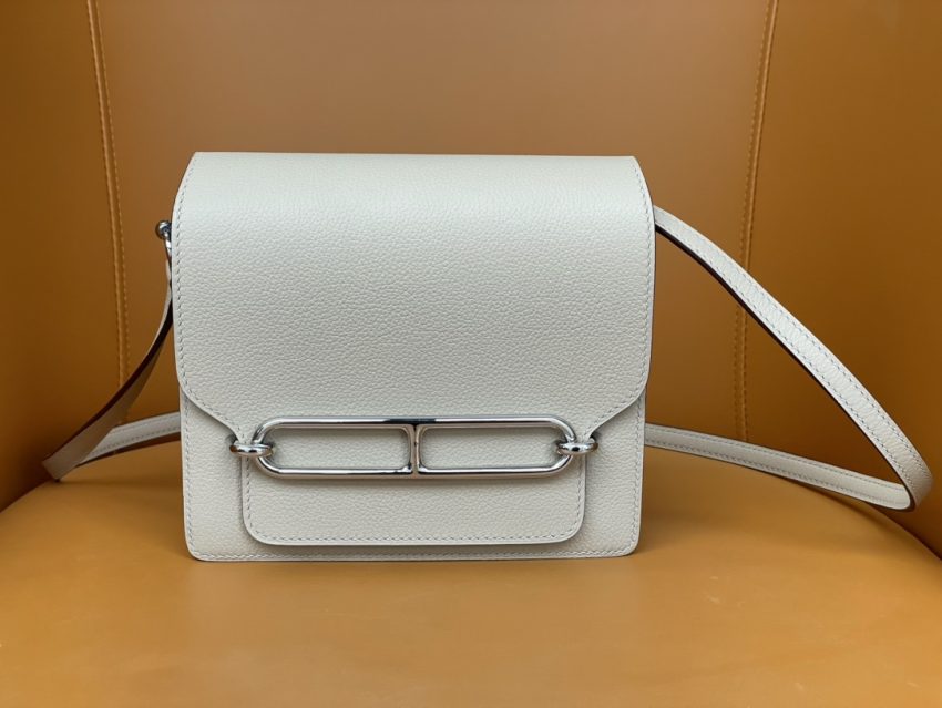 Replica Hermès Sac Roulis White