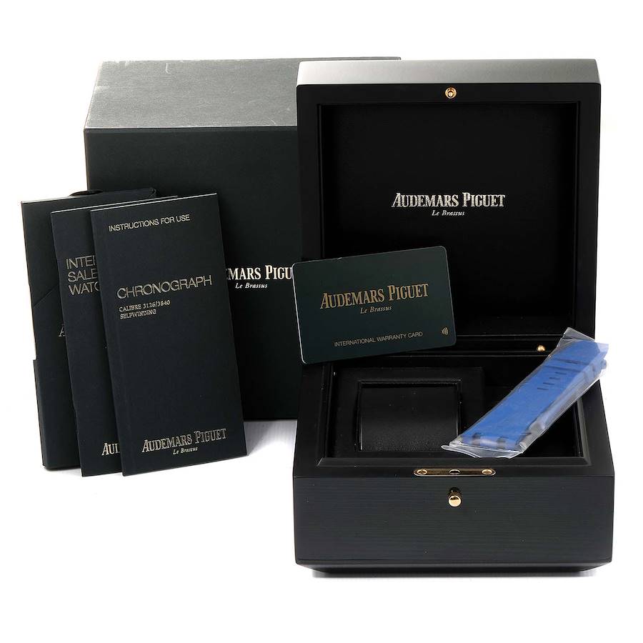 Audemars Piguet Royal Oak Offshore Chronograph Blue Dial Watch 26400