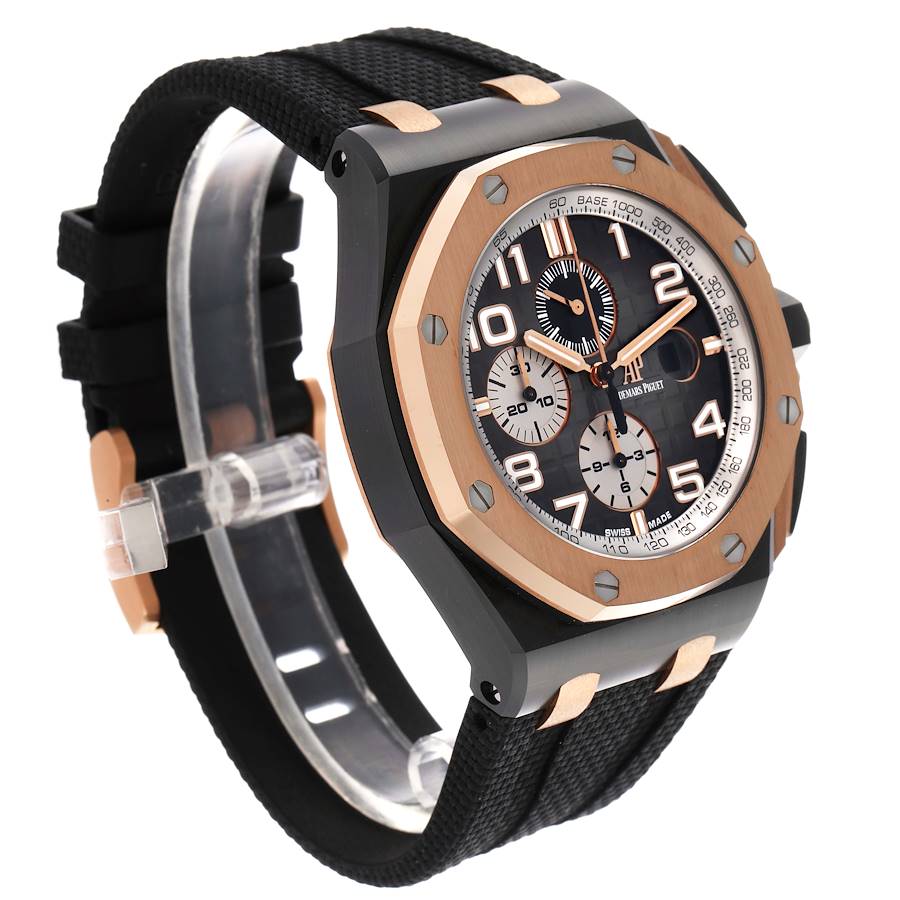 Audemars Piguet Royal Oak Offshore Rose Gold Ceramic Watch 26405NR