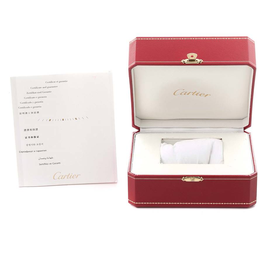 Cartier Cle Rose Gold Automatic Diamond Ladies Watch WJCL0039