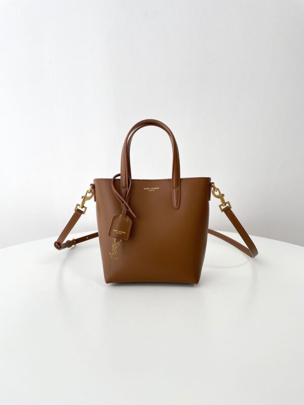 Replica YSL Tote Small Brown