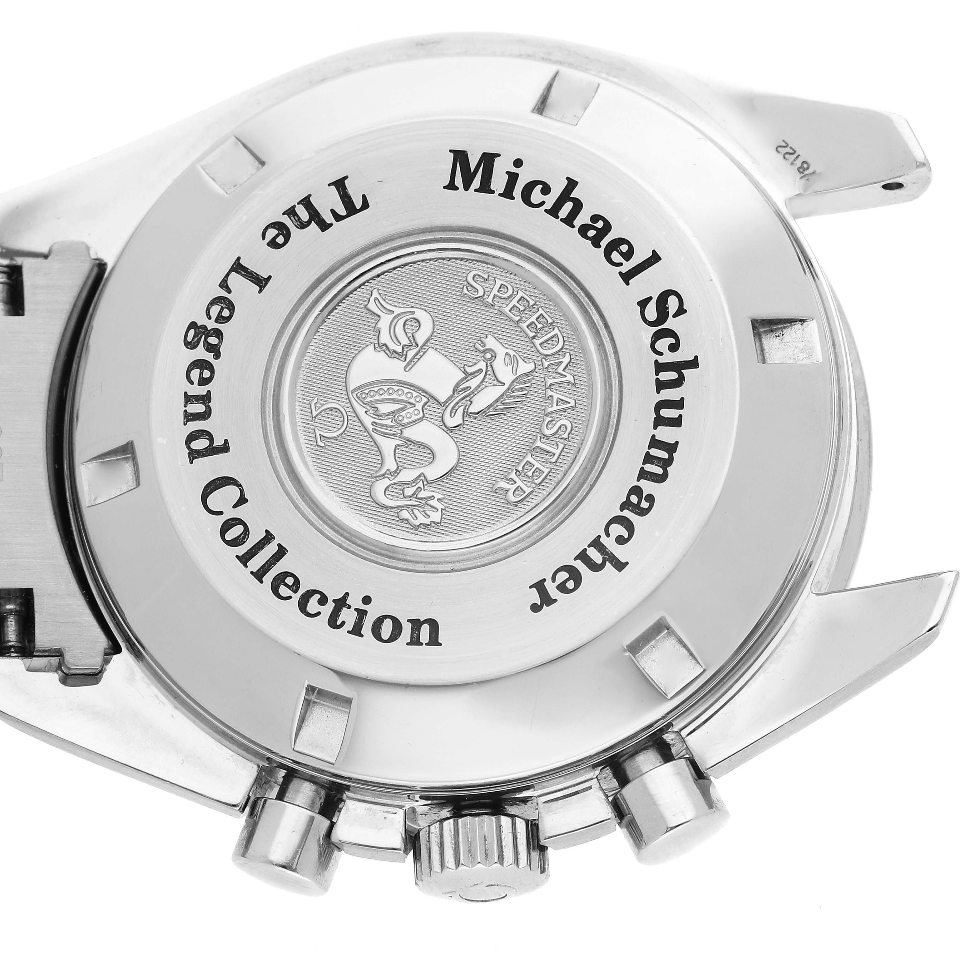 Omega Speedmaster Schumacher Legend Red LE Steel Mens Watch 42.0 MM 3506.61.00