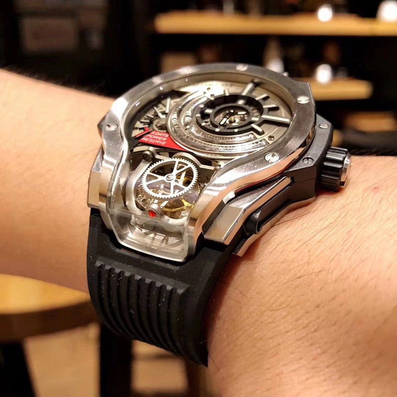 『Same style as Jason Statham』Hublot MP-09 Tourbillon Bi-Axis King Gold
