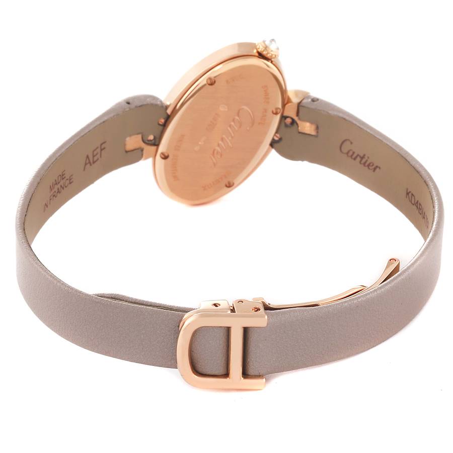 Cartier Delices de Cartier Small 18k Rose Gold Diamond Ladies Watch WG800013