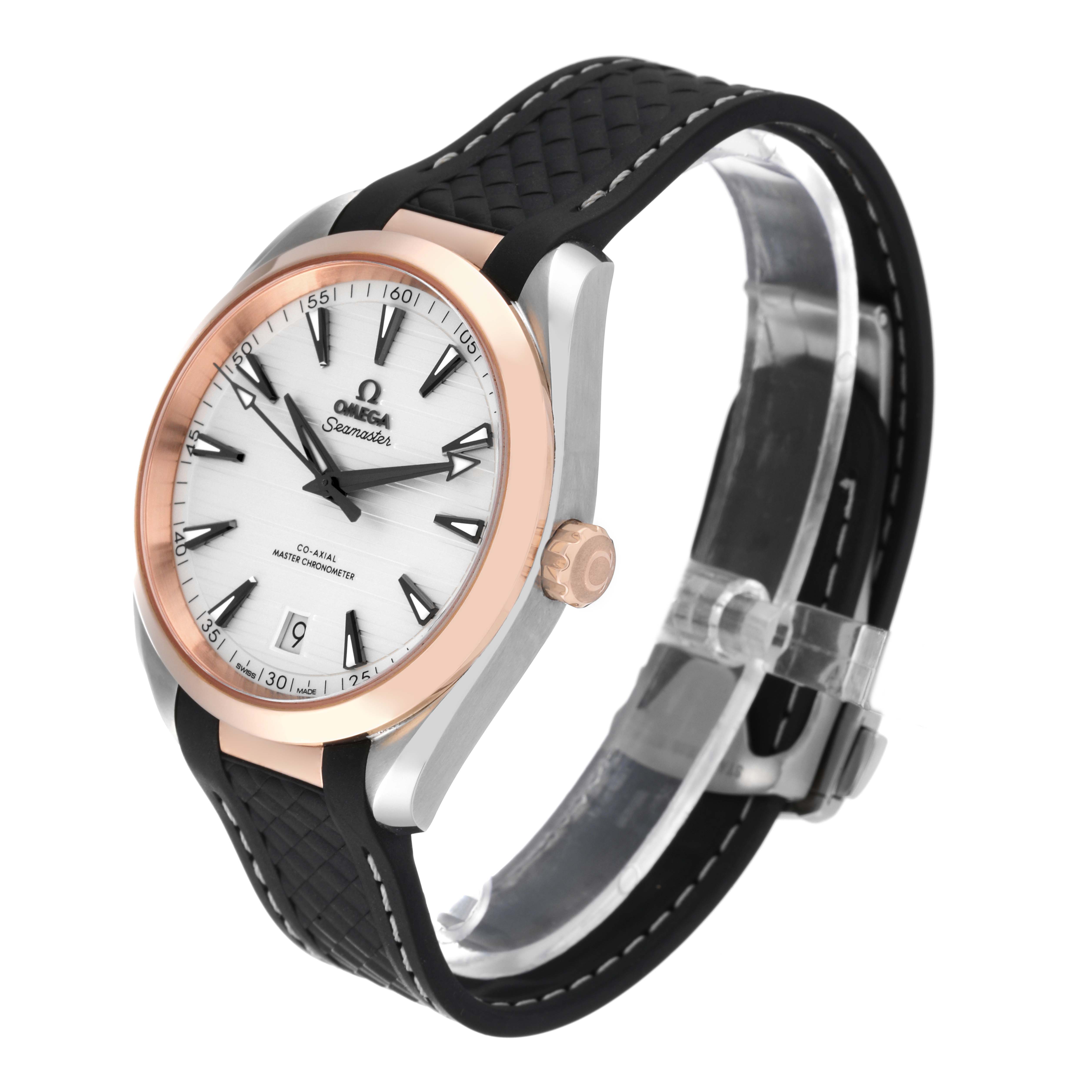 Omega Seamaster Aqua Terra Steel Rose Gold Watch 41.0 MM 220.22.41.21.02.001