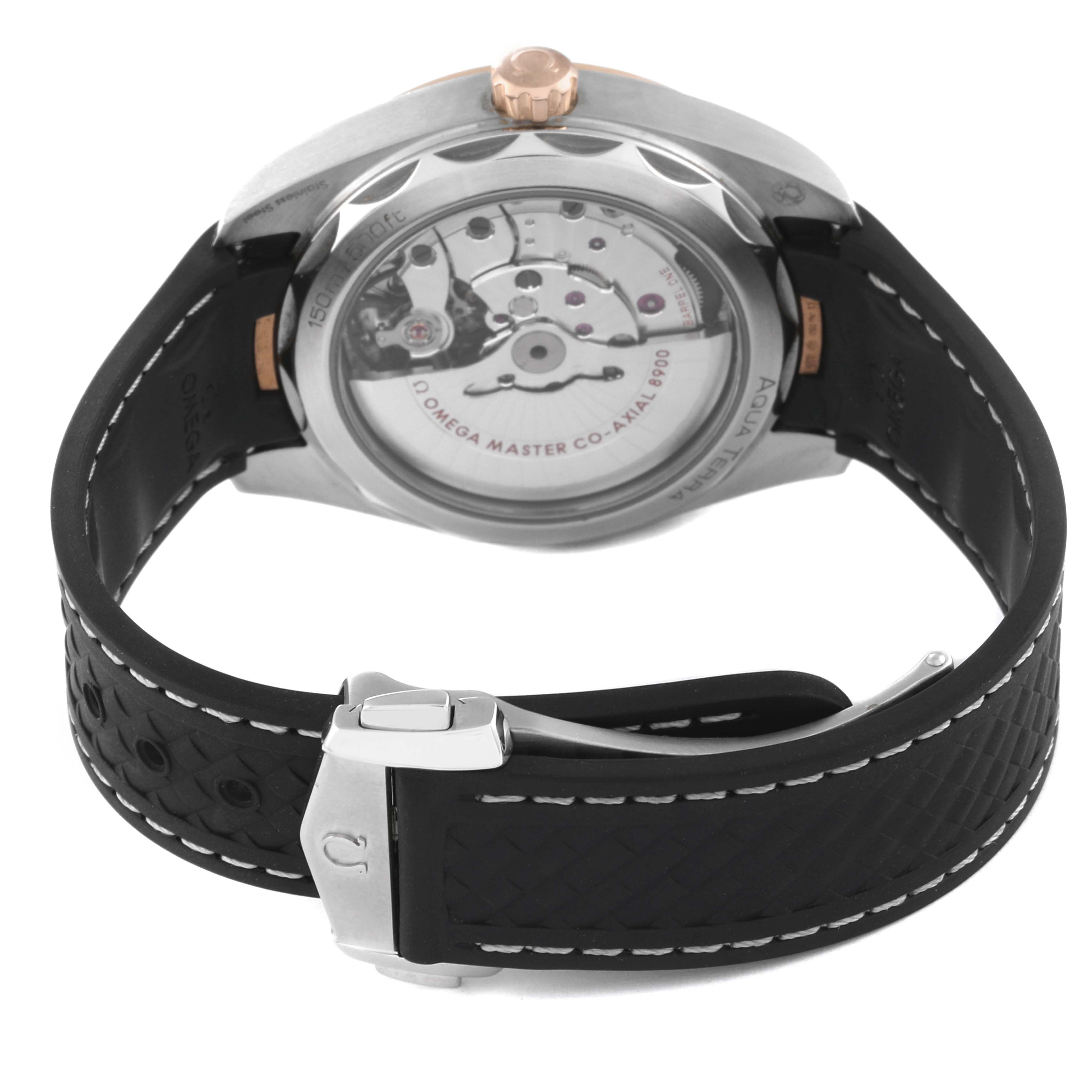 Omega Seamaster Aqua Terra Steel Rose Gold Watch 41.0 MM 220.22.41.21.02.001
