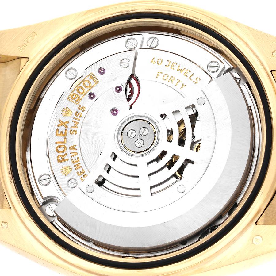 Rolex Sky-Dweller Yellow Gold Champagne Dial Oysterflex Mens Watch 326238