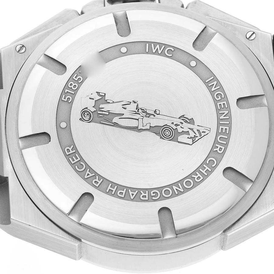 IWC Ingenieur Chronograph Racer Gray Dial Steel Mens Watch IW378508