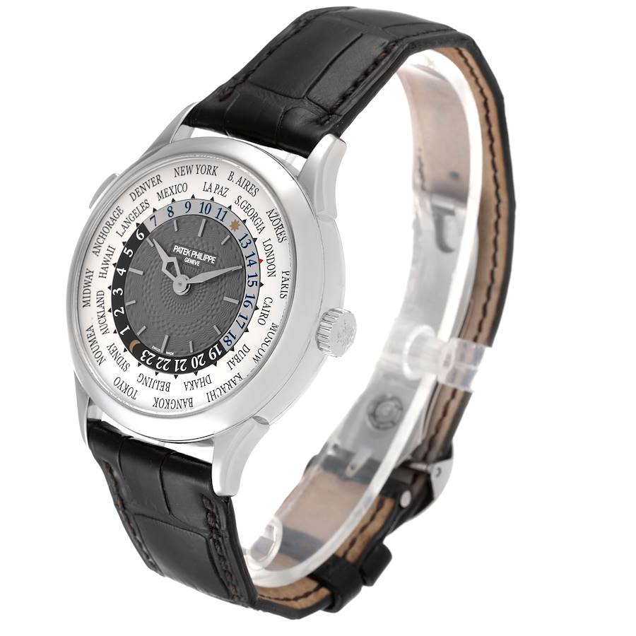 Patek Philippe World Time Complications White Gold Mens Watch 5230G