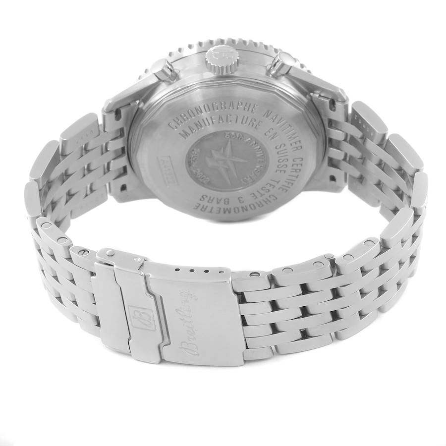 Breitling Navitimer 50th Anniversary Silver Dial Mens Watch A41322