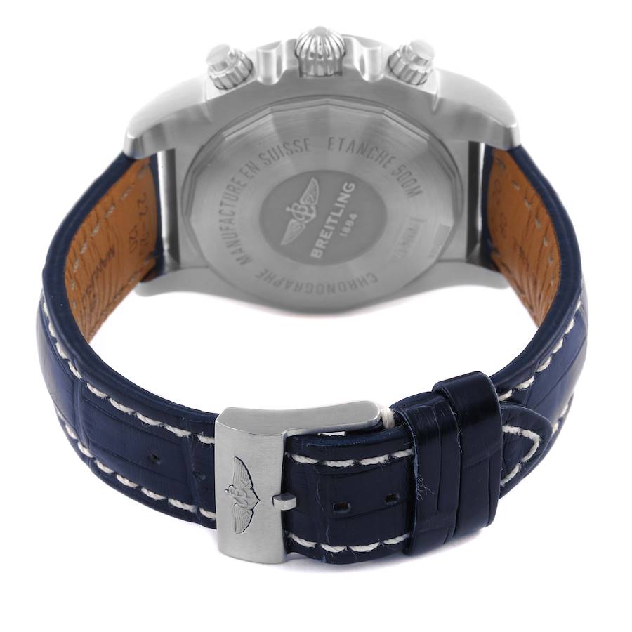 Breitling Chronomat Airbourne SE Blue Dial Steel Mens Watch AB0115