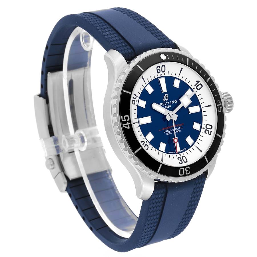 Breitling Superocean 44 Blue Dial Steel Mens Watch A17376