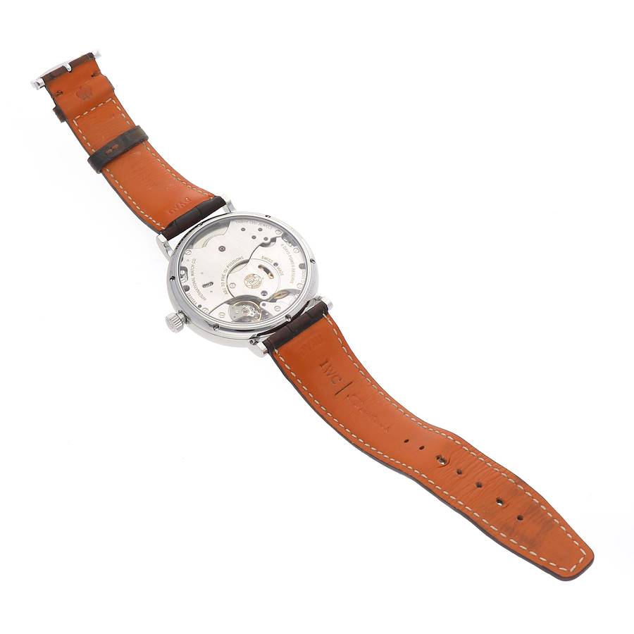 IWC Portofino 8 Days Power Reserve 45mm Silver Dial Mens Watch IW510103