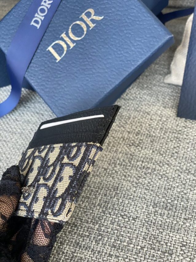 Replica Dior Card Holder Oblique