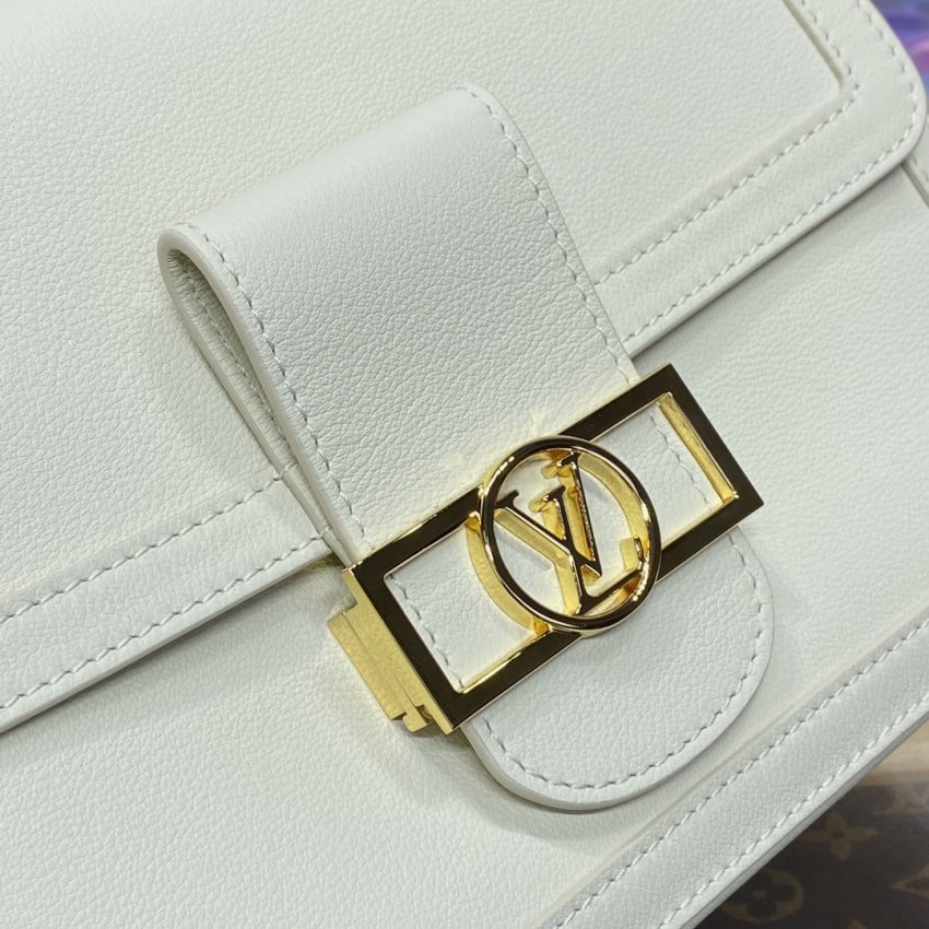Replica Louis Vuitton Dauphine MM White