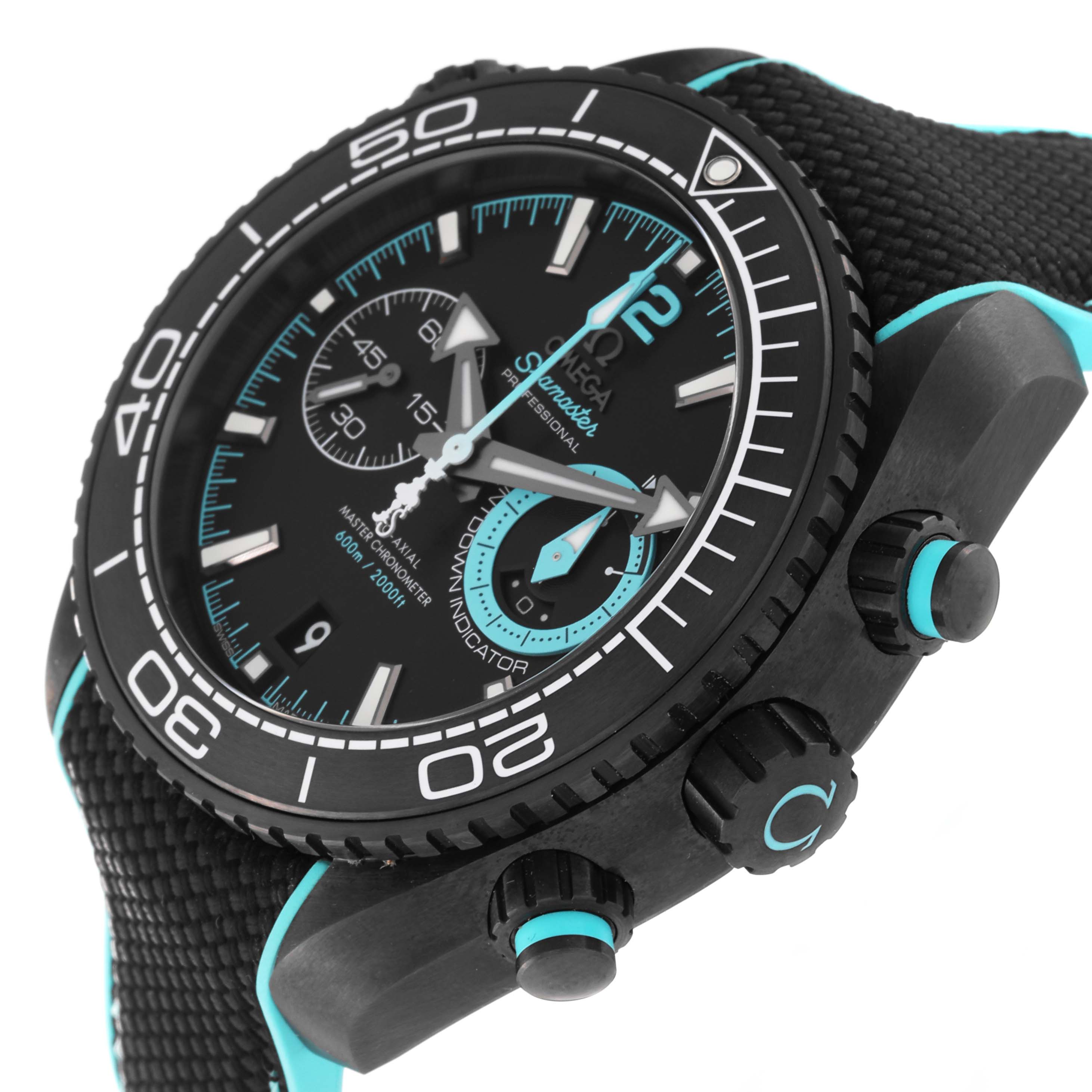 Omega Planet Ocean Deep Black Ceramic Mens Watch 45.5 MM 215.92.46.51.01.003