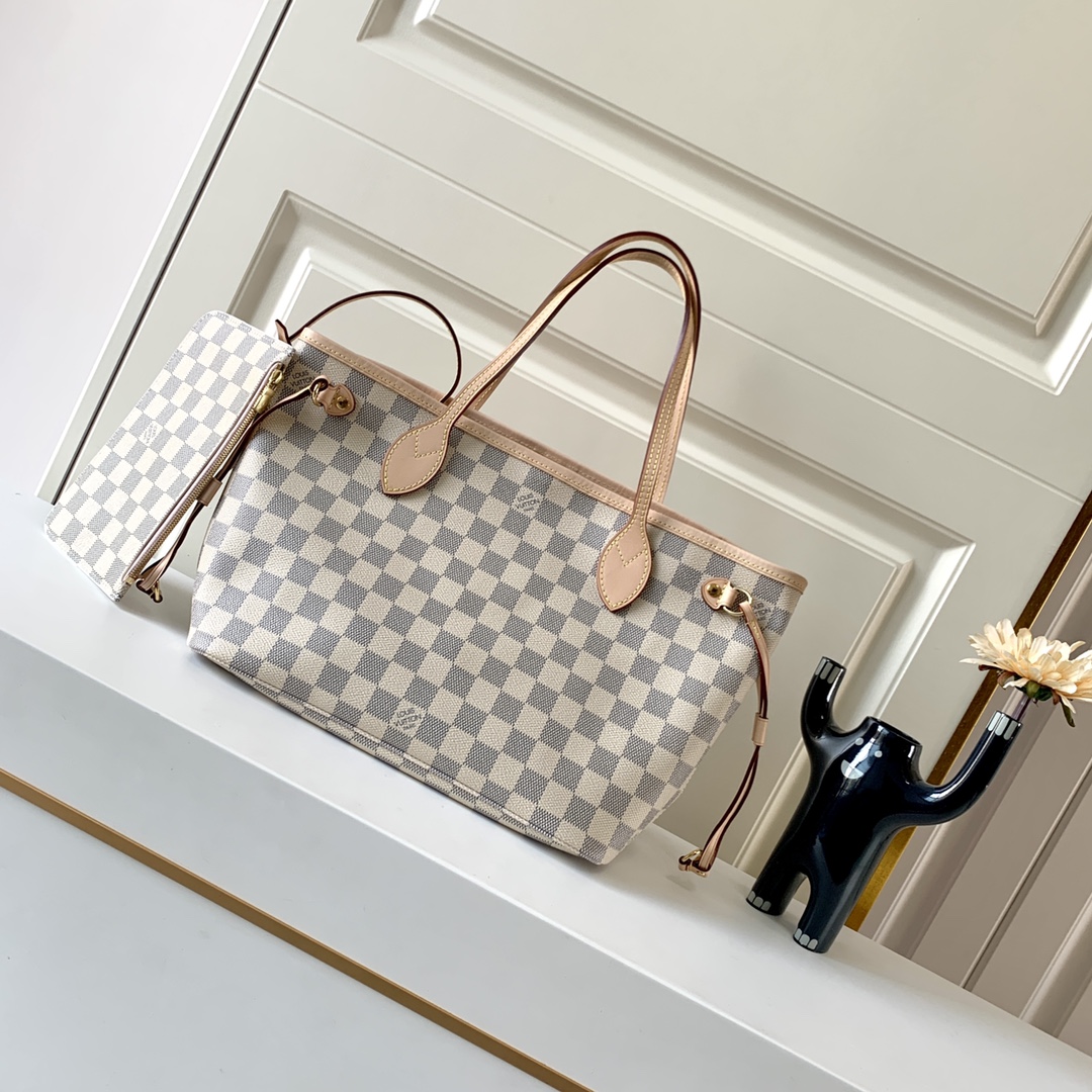 Louis Vuitton Neverfull PM Damier Azur Beige 29Cm N40605