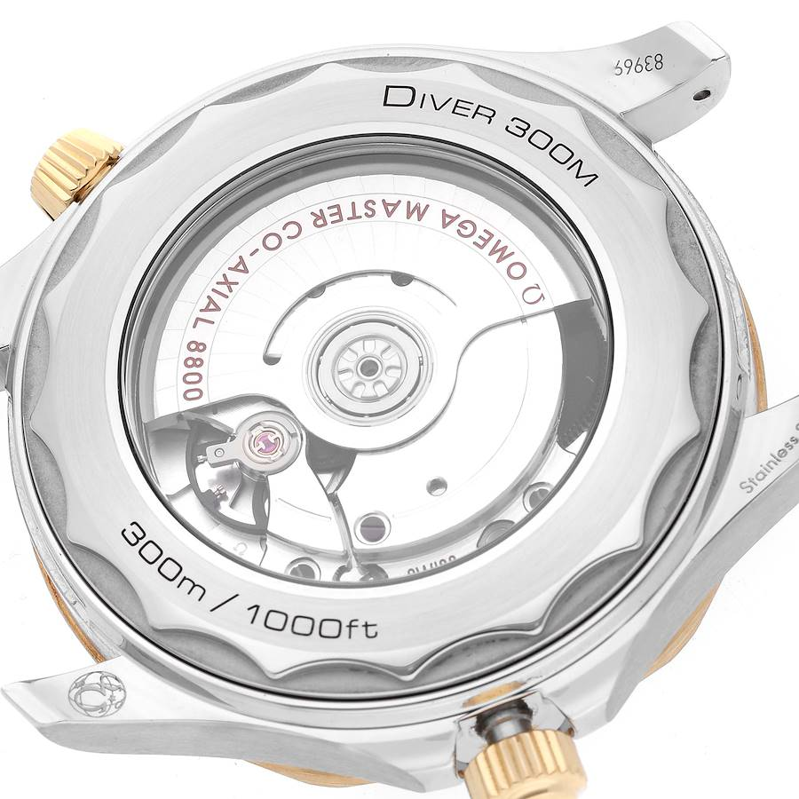 Omega Seamaster Diver Steel Yellow Gold Mens Watch 210.22.42.20.01.001