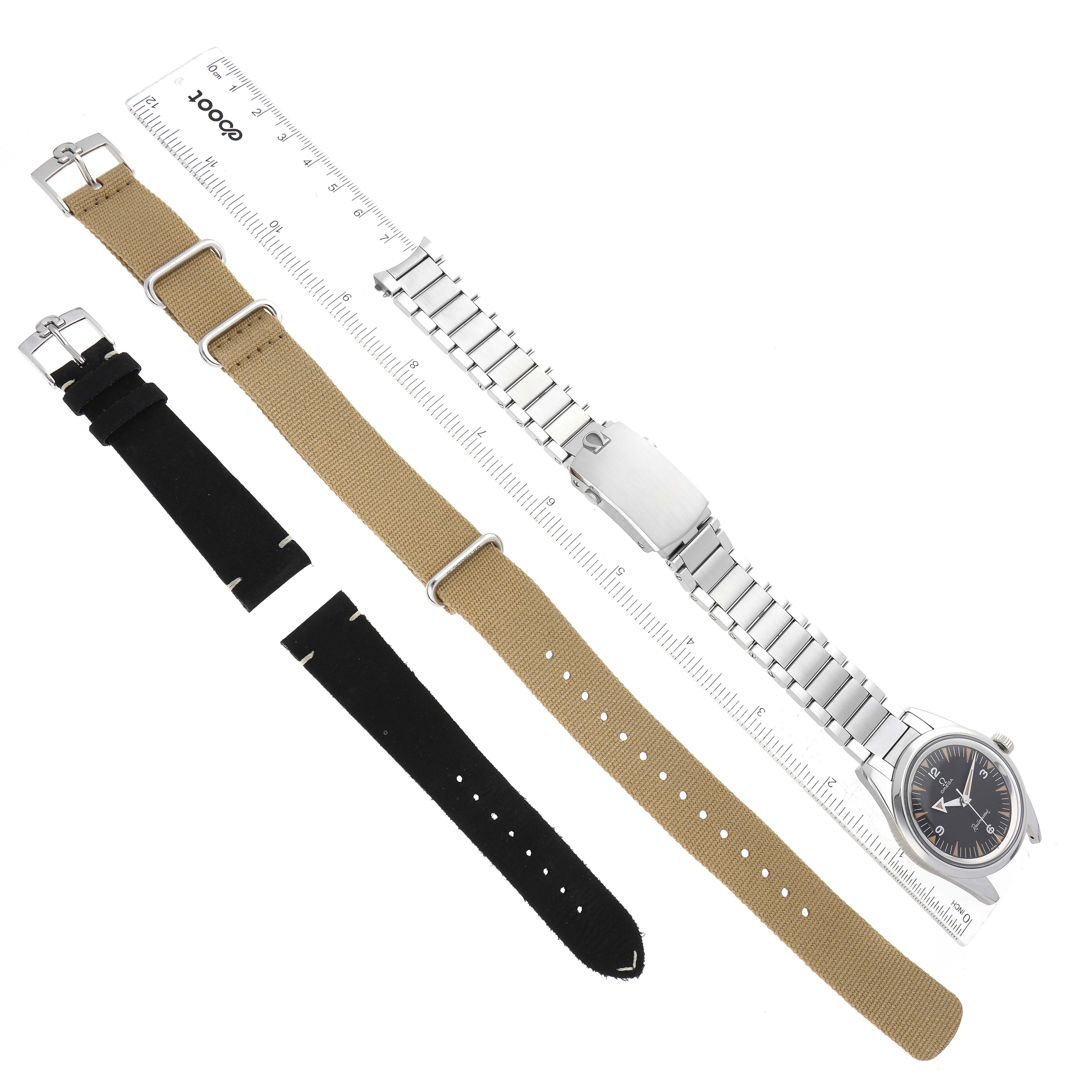 Omega Railmaster 1957 Trilogy Limited Edition Steel Mens Watch 38.0 MM 220.10.38.20.01.002