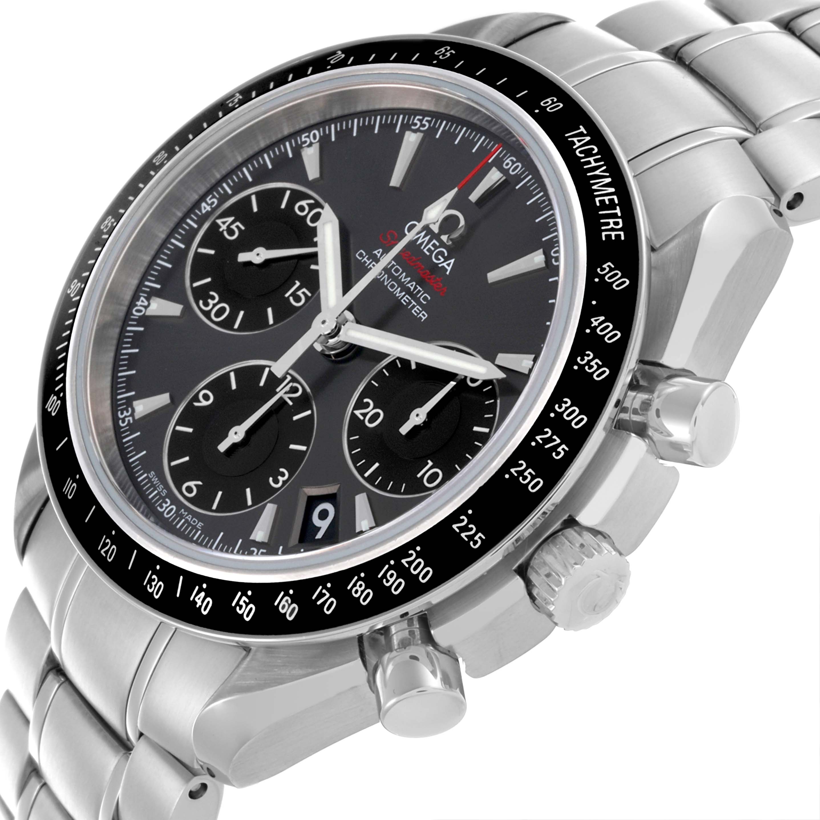 Omega Speedmaster Date Grey Dial Steel Mens Watch 40.0 MM 323.30.40.40.06.001