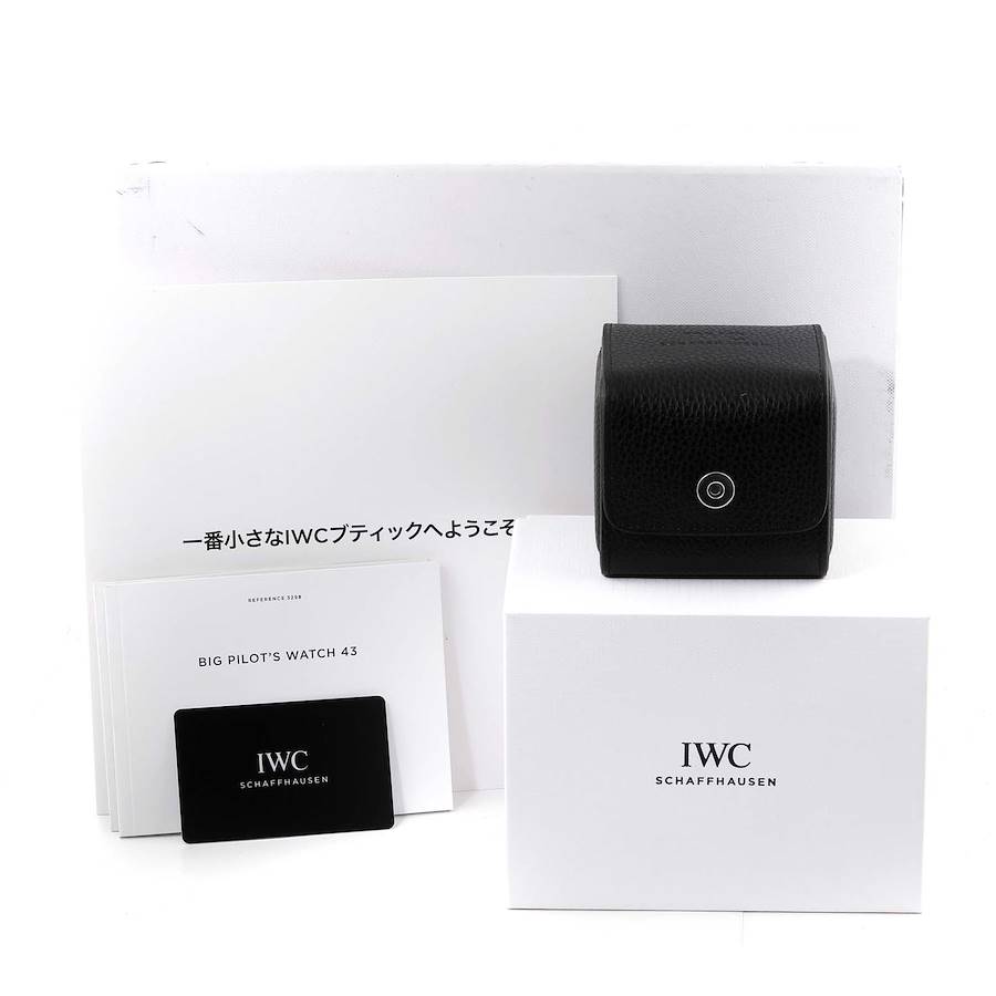 IWC Big Pilot 43mm Top Gun Black Dial Automatic Mens Watch IW329801
