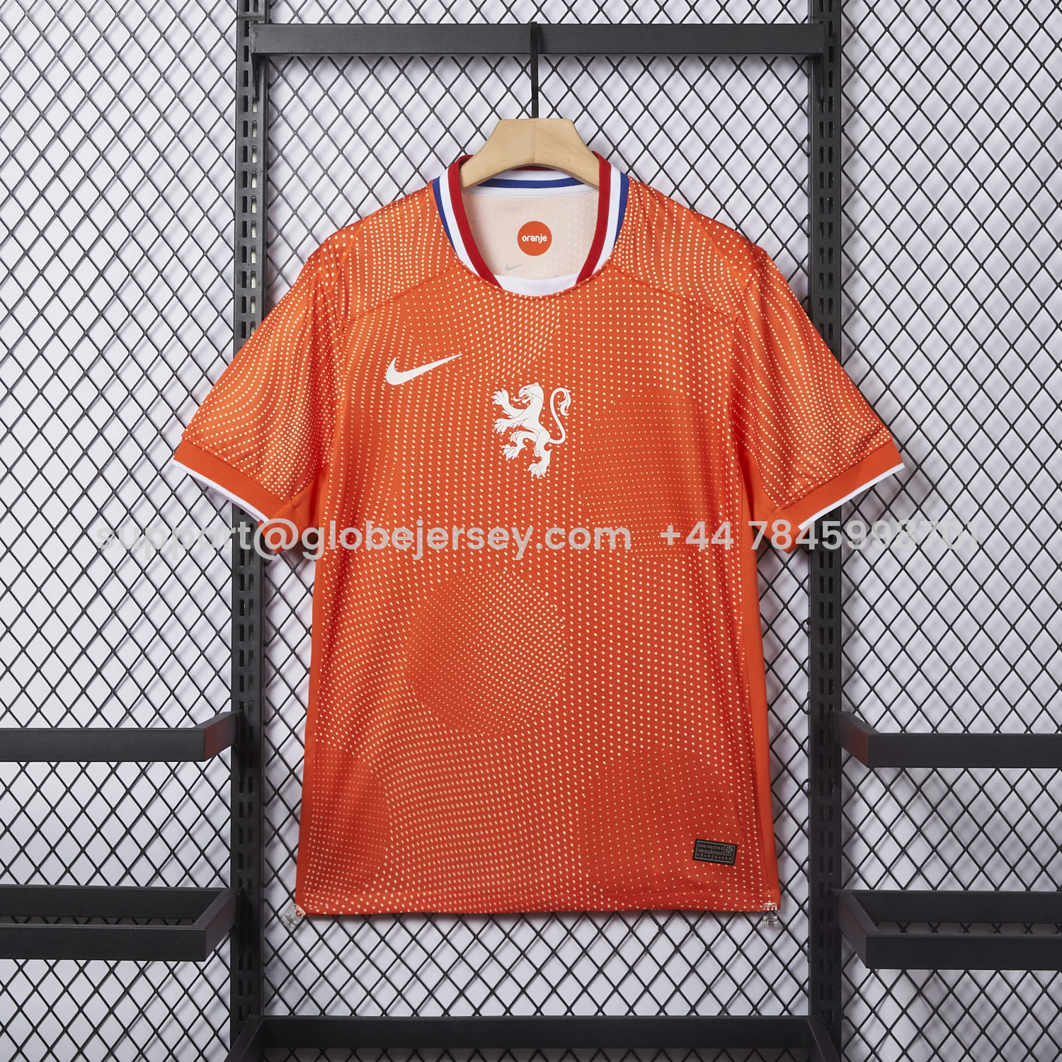 Netherlands 25-26 Women's Team Home Jersey - Men's Fans Version