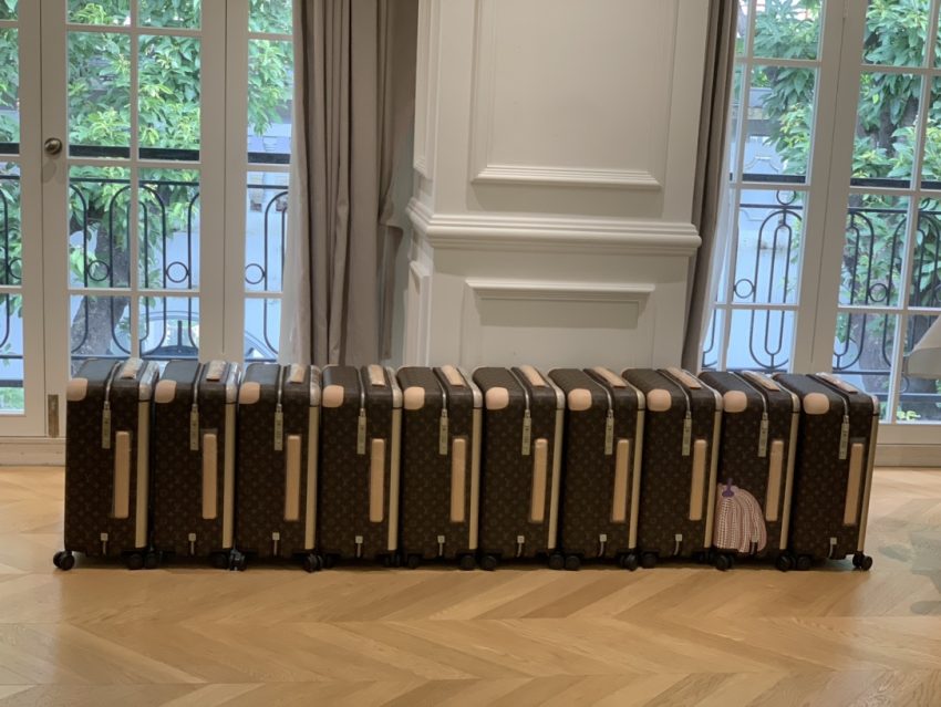 Louis Vuitton Suitcase Custom Colors