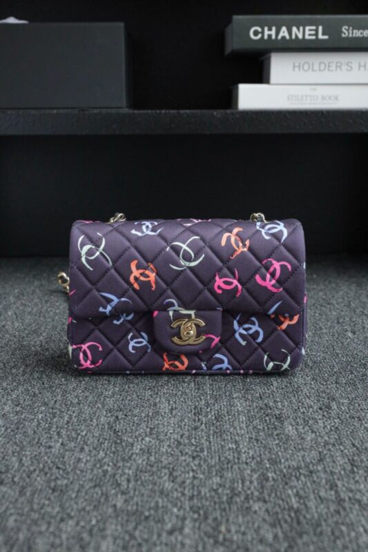 CHANEL 24s Graffiti Classic Flap Mini