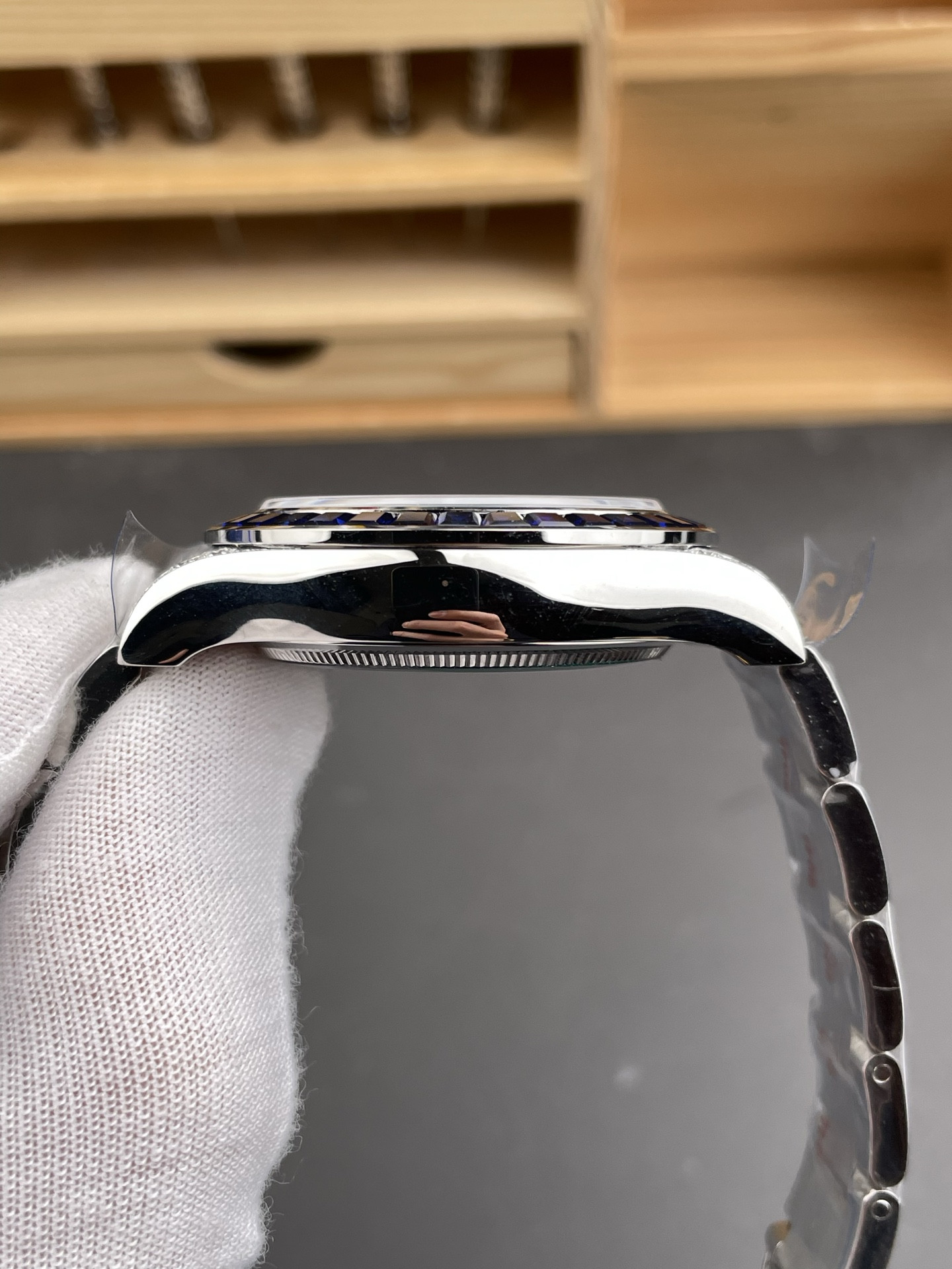 Hidden Edition Daytona Lab Grown Blue Bezel