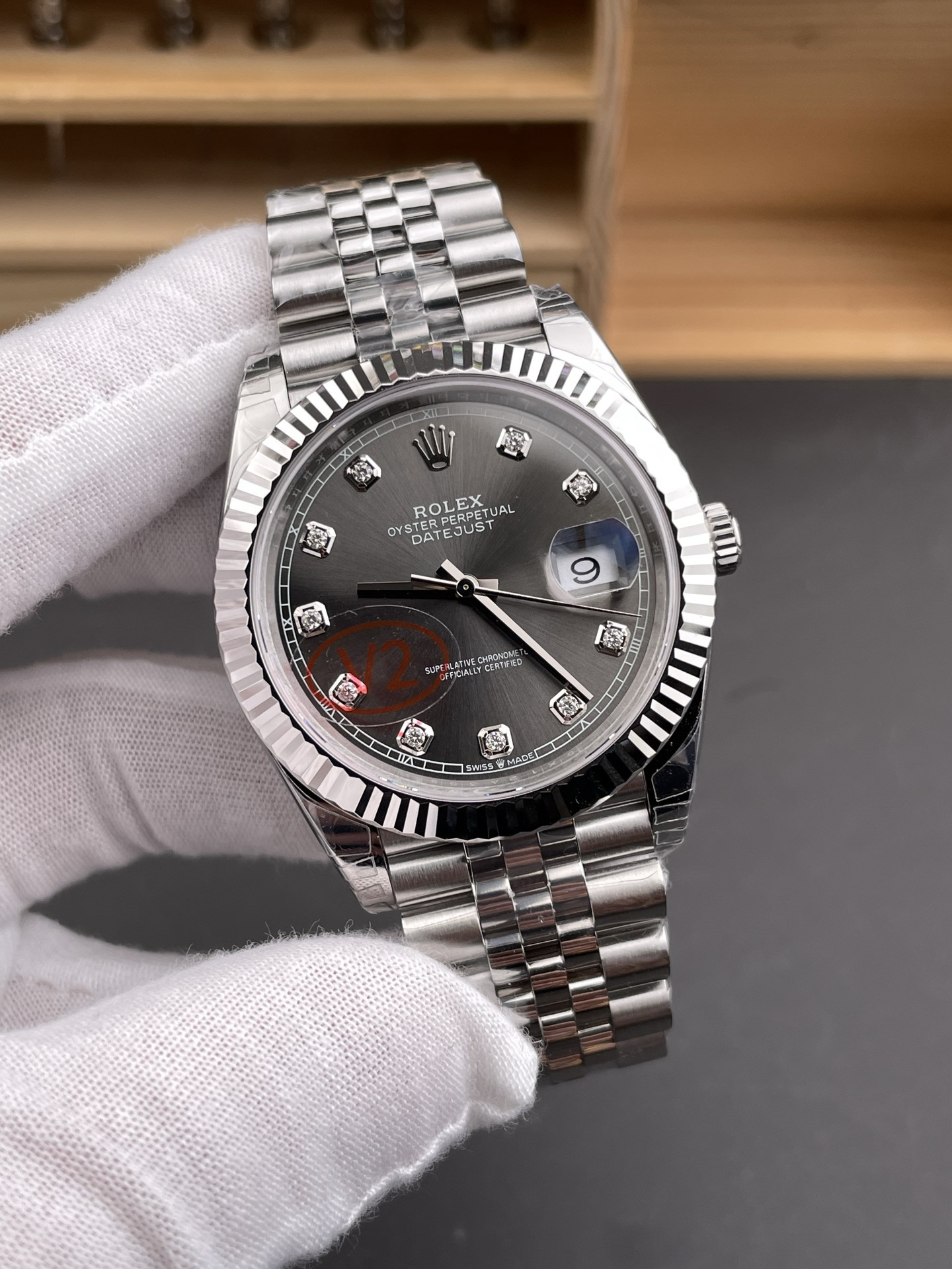 Grey Diamond Datejust